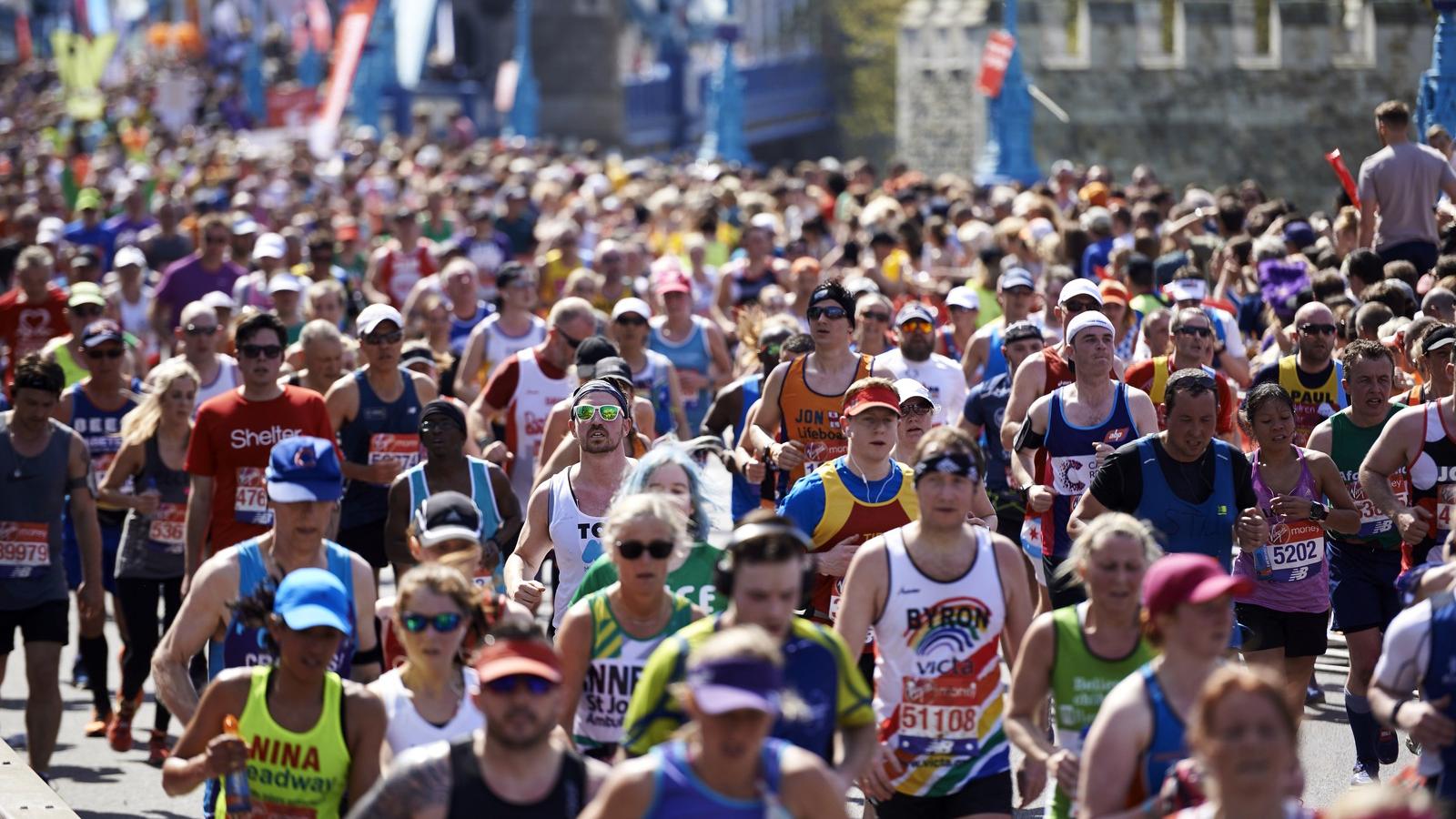 London maraton 2018 - Fotó: Niklas Hallen/AFP 