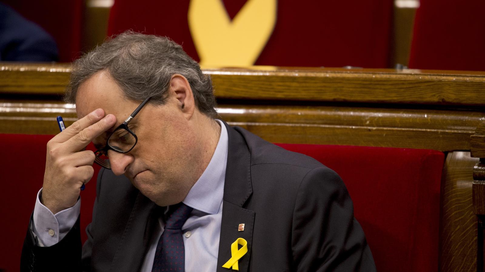 Hiába Madrid gesztusa, Quim Torra ragaszkodik az önállósághoz. FOTÓ: AFP/JOSEP LAGO