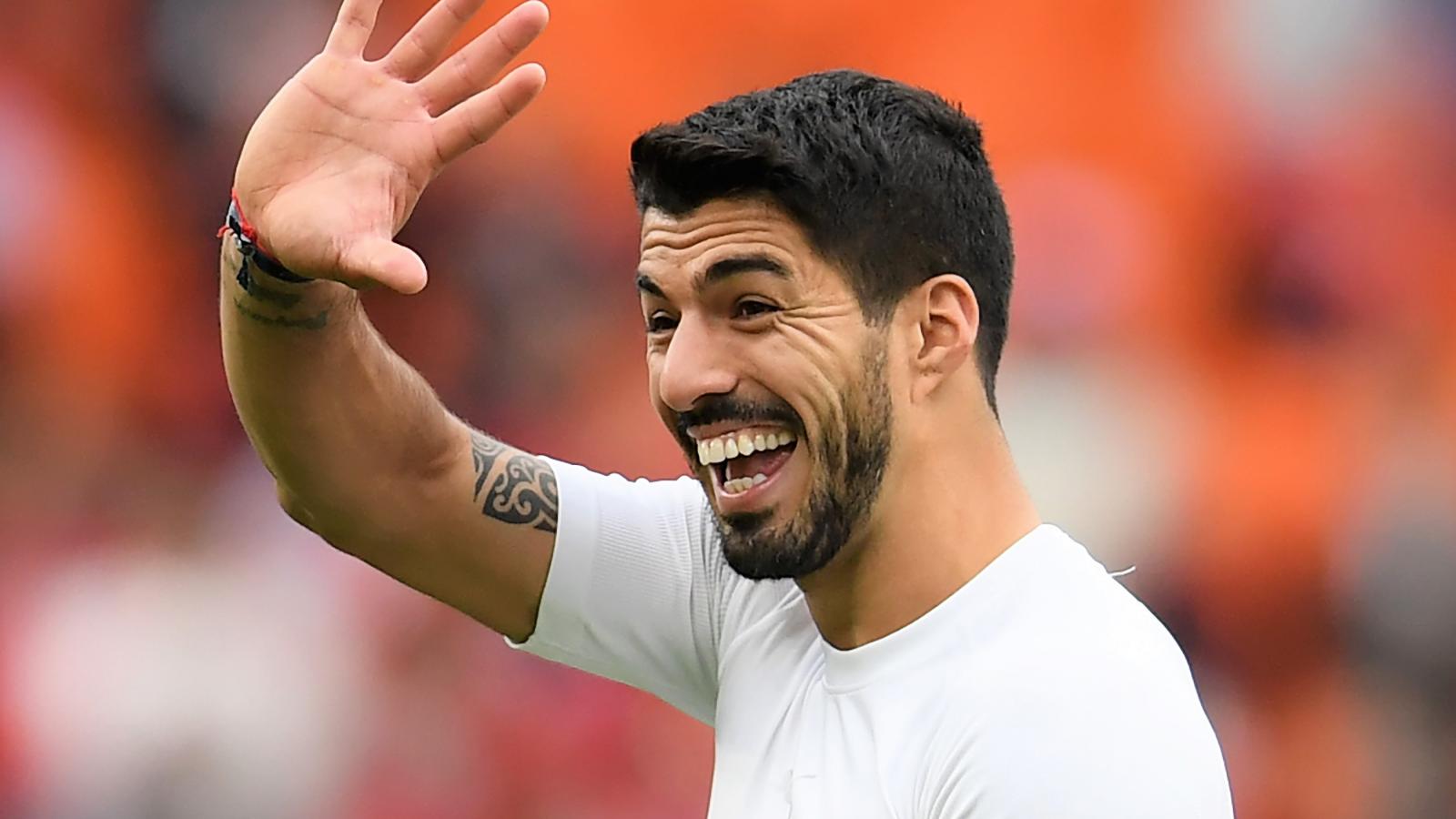 LUIS SUÁREZ - Tőle várják az uruguayiak a gólokat FOTÓ: JORGE GUERRER/AFP