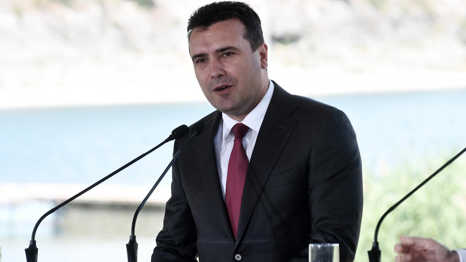 Zoran Zaev FOTÓ: SAKIS MITROLIDIS / AFP