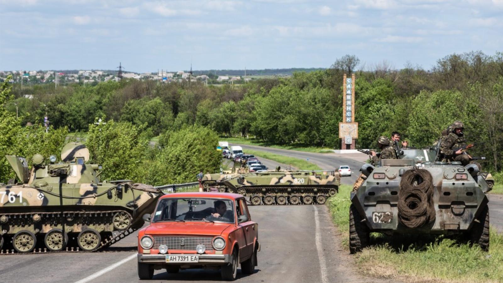 Így néz ki a viszonylagos béke és nyugalom Szlovjanszknál FOTÓ: EUROPRESS/GETTY IMAGES/BRENDAN HOFFMAN