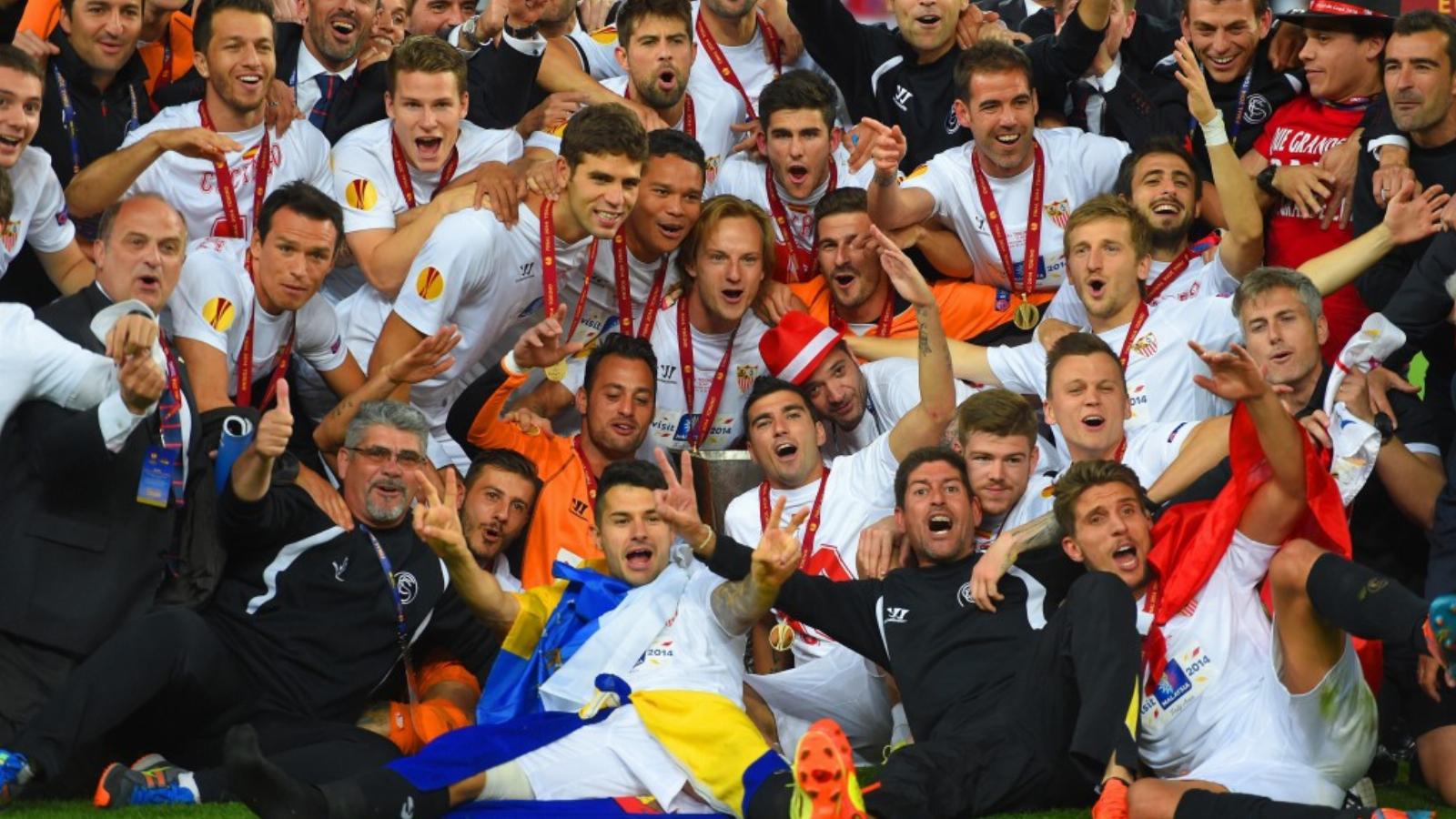 Ha bejutott a Sevilla az UEFA Kupa/EL döntőjébe (2006, 2007, 2014), mindig győztesen hagyta el a pályát FOTÓ: EUROPRESS/GETTY IM