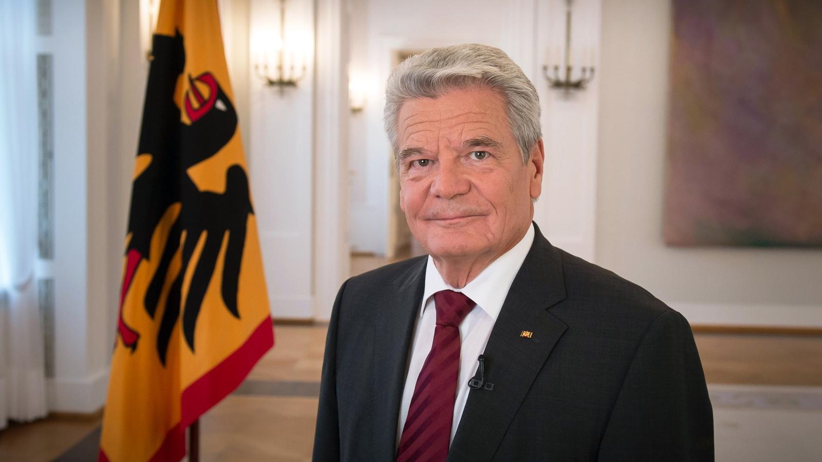 Joachim Gauck német elnök magyarázatot vár. Fotó: Guido Bergmann/Bundesregierung via Getty Images.