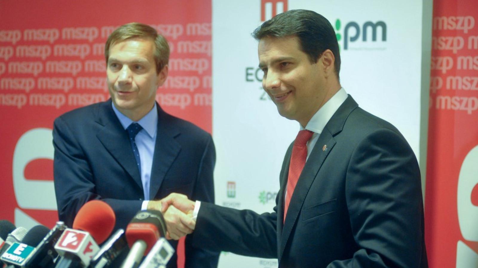 Bajnai és Mesterházy már korábban megállapodott az együttműködésben, amelyből akkor Gyurcsány nem kért FOTÓ: TÓTH GERGŐ