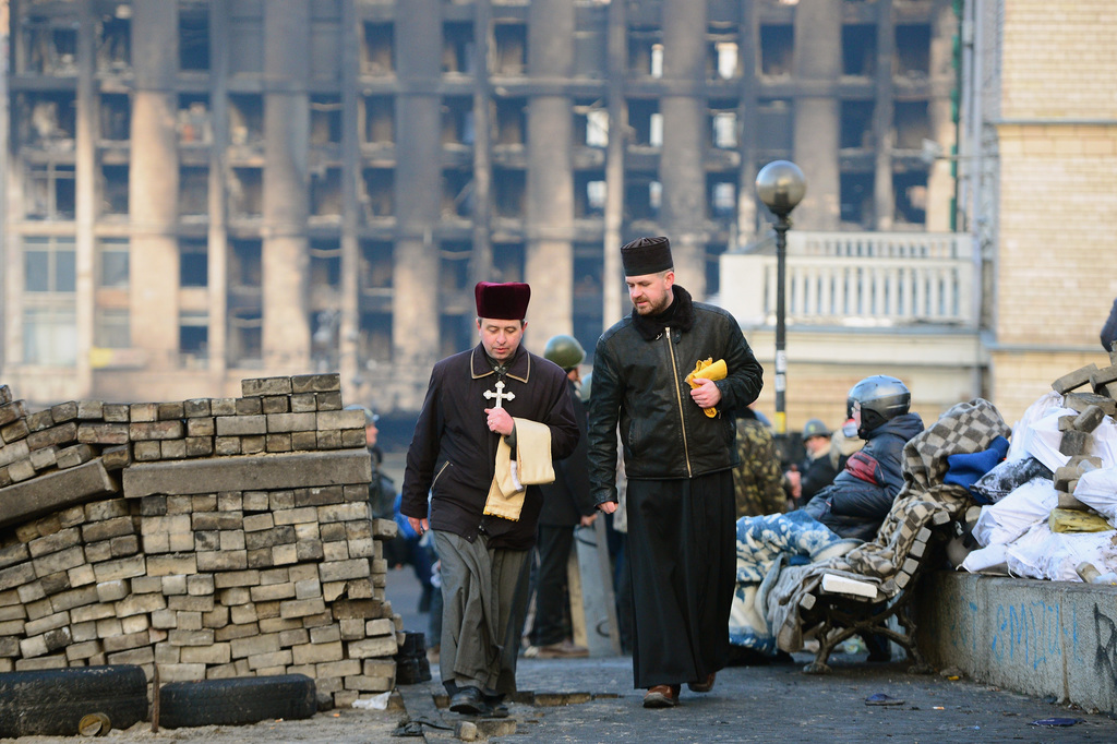 Kijev, 2014. február 21. Fotó: Jeff J Mitchell/Getty Images