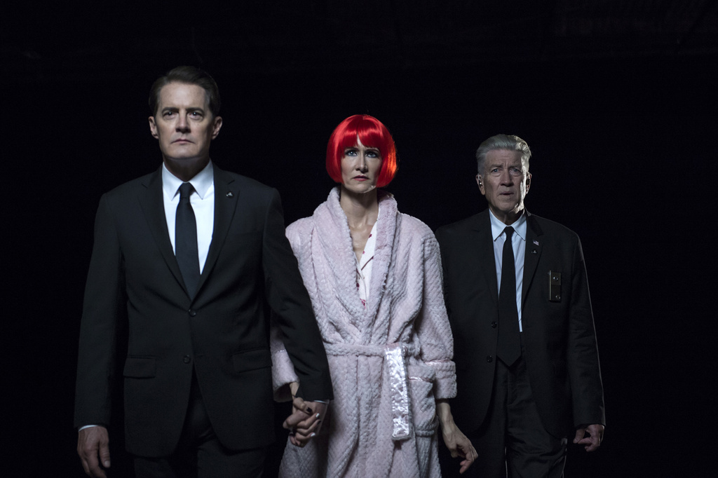 Valami nagyon összekeveredett az idővonalban és a szereplők személyiségében, Kyle MacLachlan, Laura Dern és David Lynch