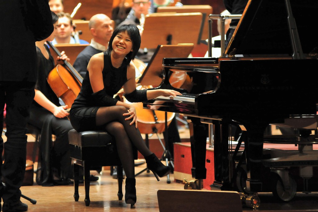 Yuja Wang bebizonyította, hogy elmélyült mestere hangszerének Fotó: AFP/Mandy Cheng