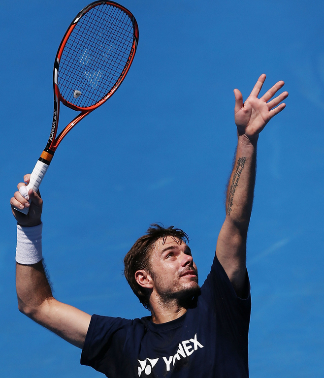 Stanislas Wawrinka címvédőként utazott Ausztráliába FOTÓ: EUROPRESS/GETTY IMAGES/MICHAEL DODGE