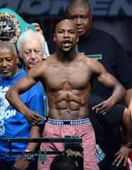 Floyd Mayweather Jr. a 48. sikerére készül a ringben FOTÓ: EUROPRESS/GETTY IMAGES/ETHAN MILLER