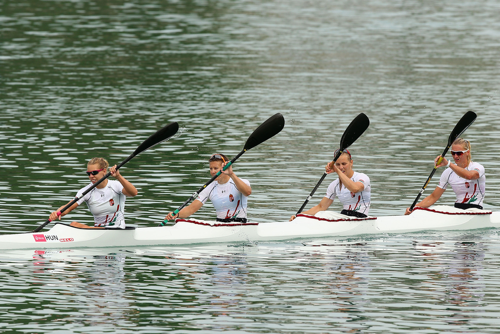 Szabó Gabriella, Kozák Danuta, Kárász Anna és Vad Ninetta. FOTÓ: Robert Prezioso/Getty Images for BEGOC